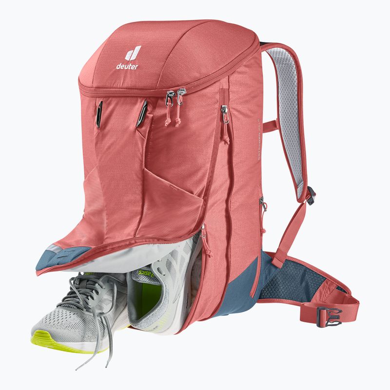 Plecak rowerowy deuter Rotsoord 25+5 l redwood/ink 7