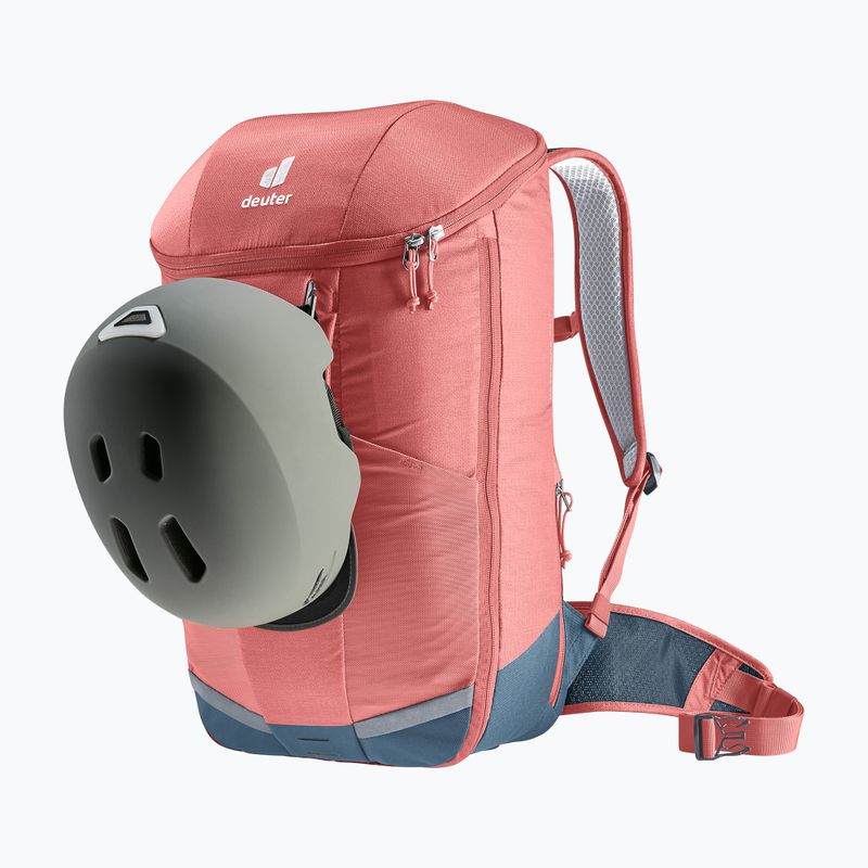 Plecak rowerowy deuter Rotsoord 25+5 l redwood/ink 8