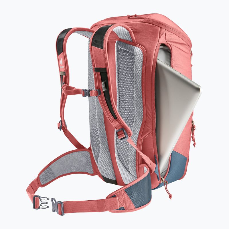 Plecak rowerowy deuter Rotsoord 25+5 l redwood/ink 9