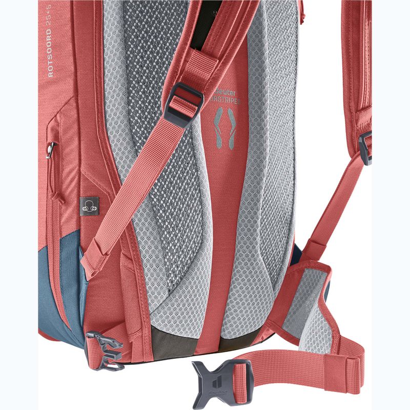 Plecak rowerowy deuter Rotsoord 25+5 l redwood/ink 11