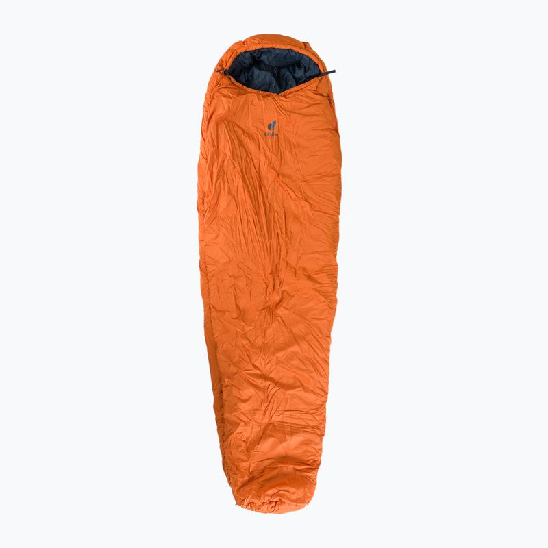 Śpiwór deuter Orbit -5° regular/left mandarine/ink