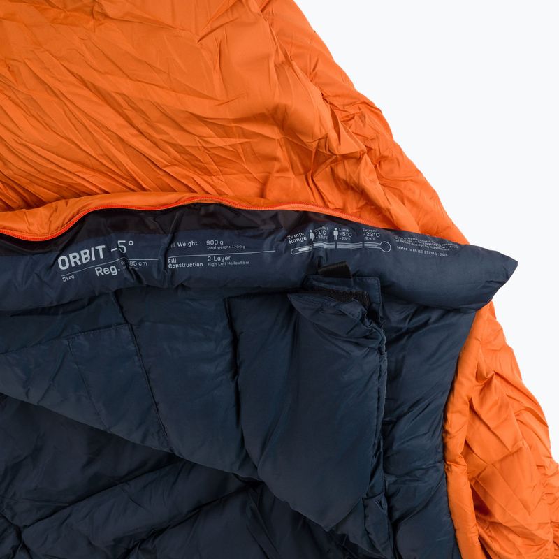 Śpiwór deuter Orbit -5° regular/left mandarine/ink 5