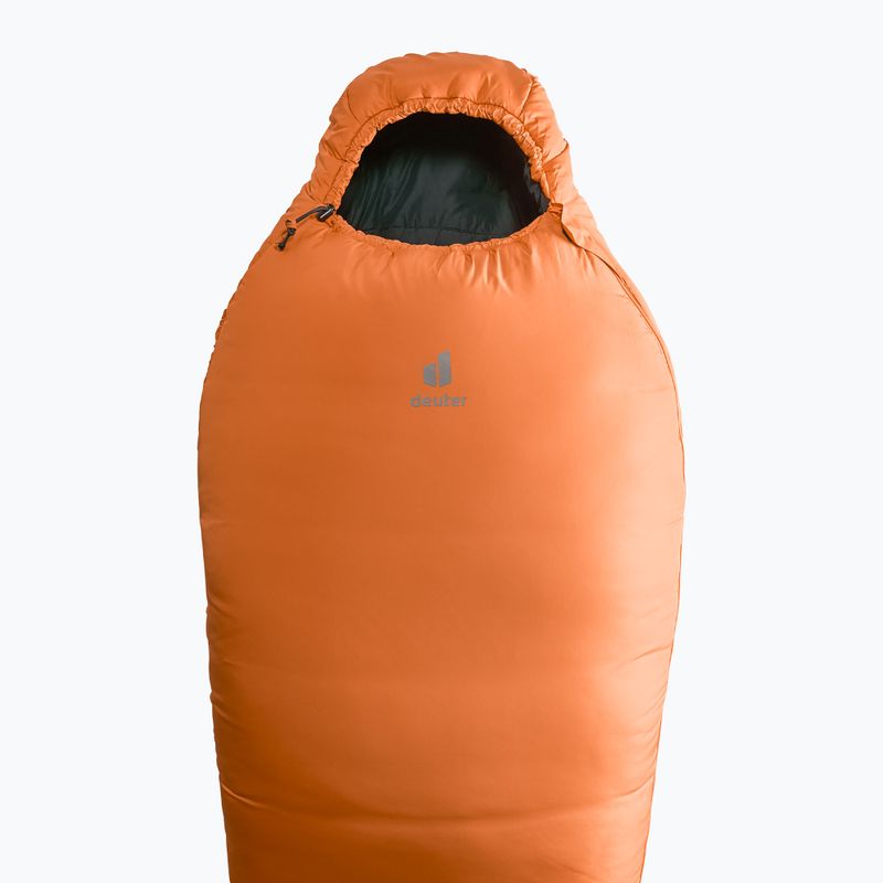 Śpiwór deuter Orbit -5° regular/right mandarine/ink 2