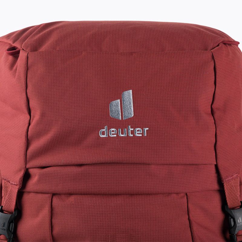Zestaw plecaków trekkingowych deuter Aircontact X 60 + 15 l SL redwood / ink 4