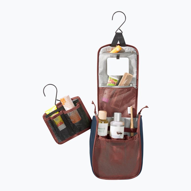 Kosmetyczka deuter Wash Center I redwood/ ink 6