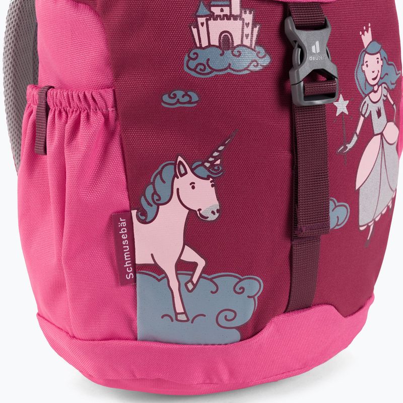 Plecak dziecięcy deuter Schmusebär 8 l ruby/ hotpink 4