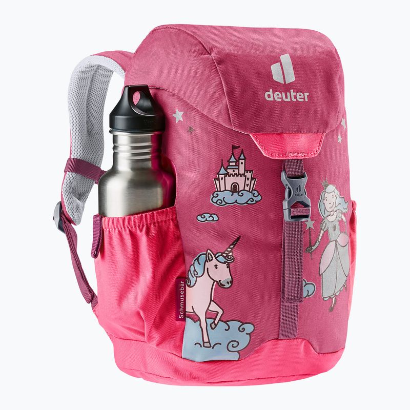 Plecak dziecięcy deuter Schmusebär 8 l ruby/ hotpink 4