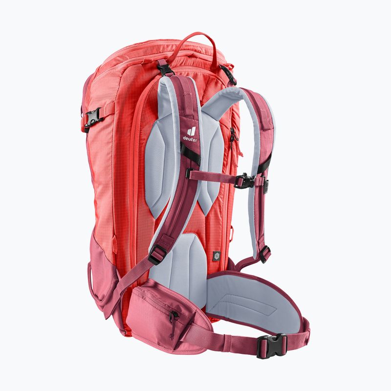 Plecak skiturowy damski deuter Freerider Pro 32+ l SL maron/ currant 3