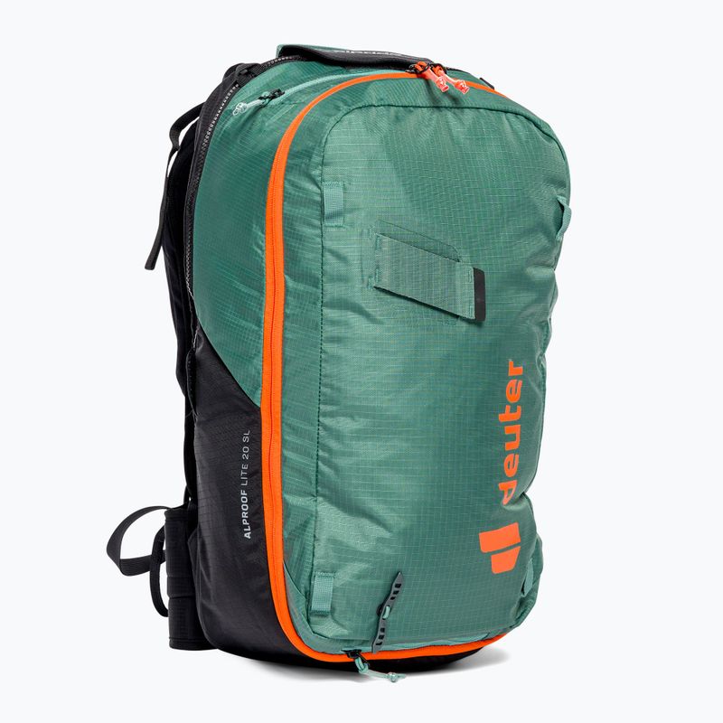 Plecak lawinowy damski deuter Alproof Lite SL 20 l jade/black 2