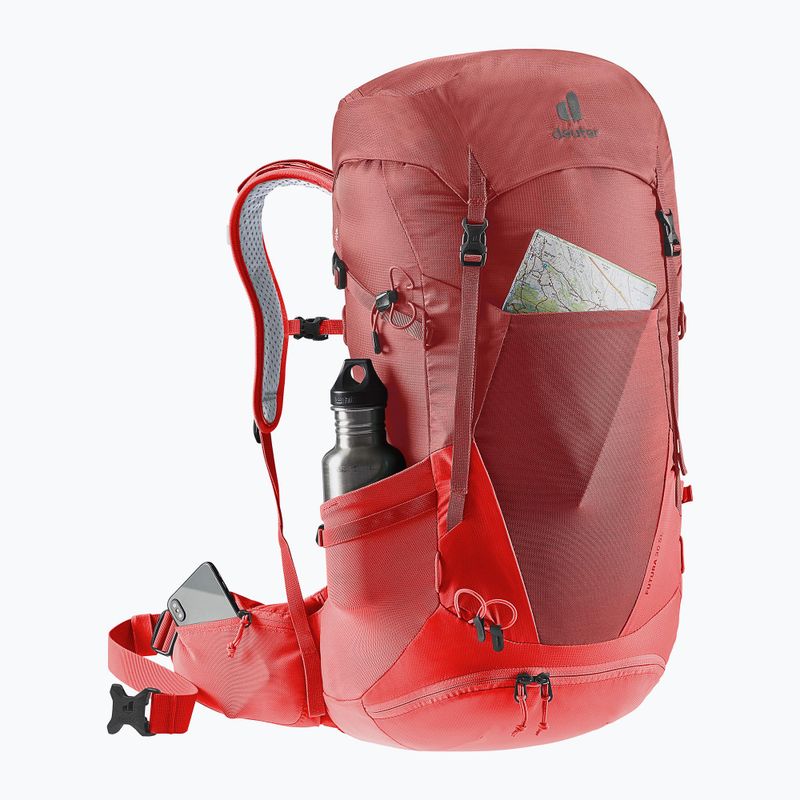 Plecak turystyczny damski deuter Futura 30 l SL caspia/currant 8