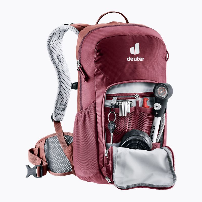 Plecak rowerowy damski deuter Bike I 18 l SL maron/caspia 6