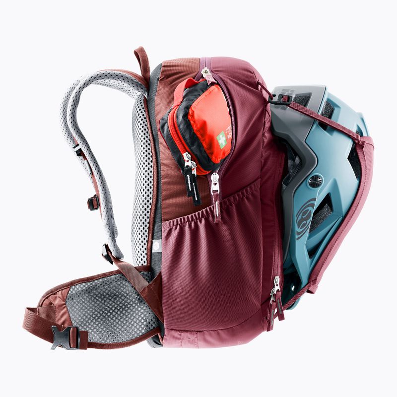 Plecak rowerowy damski deuter Bike I 18 l SL maron/caspia 7