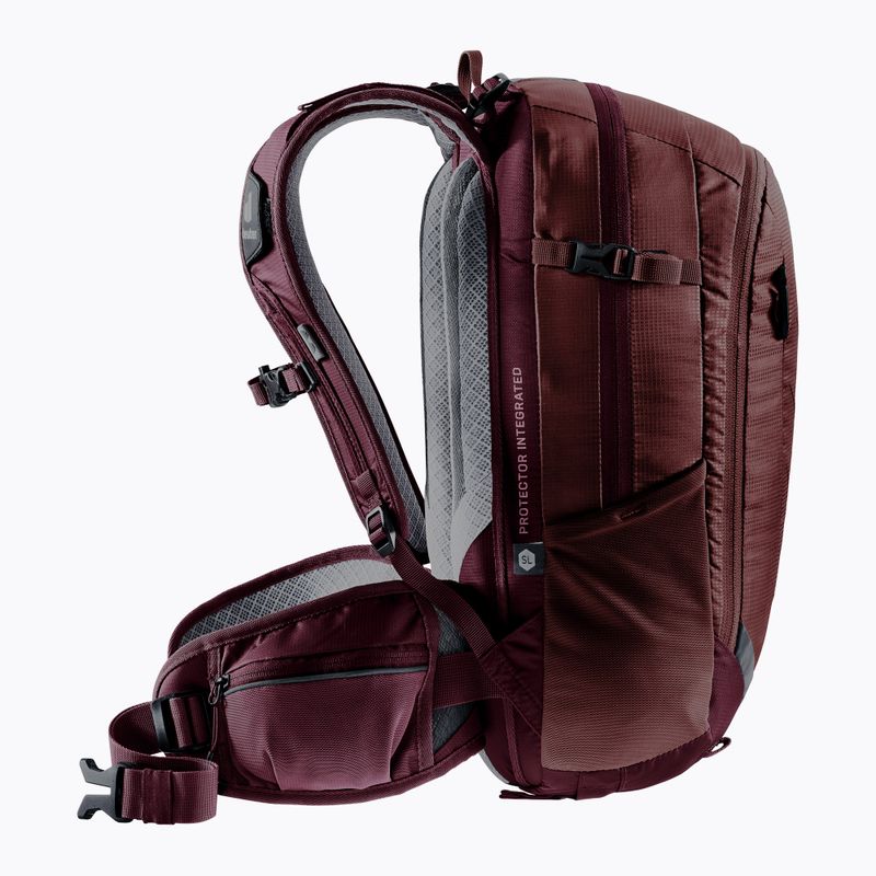 Plecak rowerowy damski deuter Flyt 12 l SL caspia/maron 5