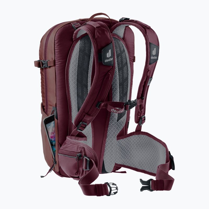 Plecak rowerowy damski deuter Flyt 12 l SL caspia/maron 4