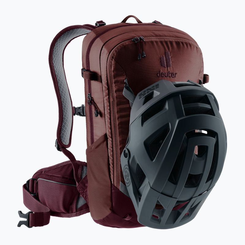 Plecak rowerowy damski deuter Flyt 12 l SL caspia/maron 8