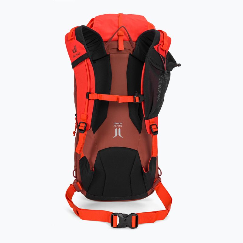 Plecak wspinaczkowy deuter Guide 24 l redwood/papaya 3