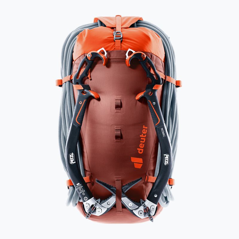 Plecak wspinaczkowy deuter Guide 30 l redwood/papaya 6