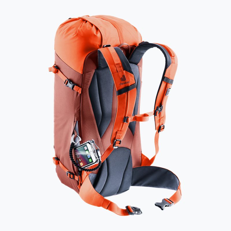 Plecak wspinaczkowy deuter Guide 30 l redwood/papaya 7
