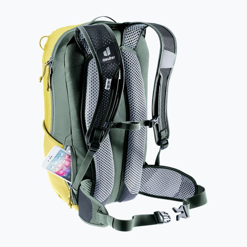 Plecak rowerowy deuter Race 16 tumeric/ivy 10