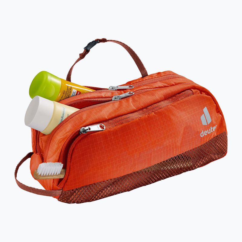 Kosmetyczka deuter Wash Bag Tour III papaya/ redwood 2