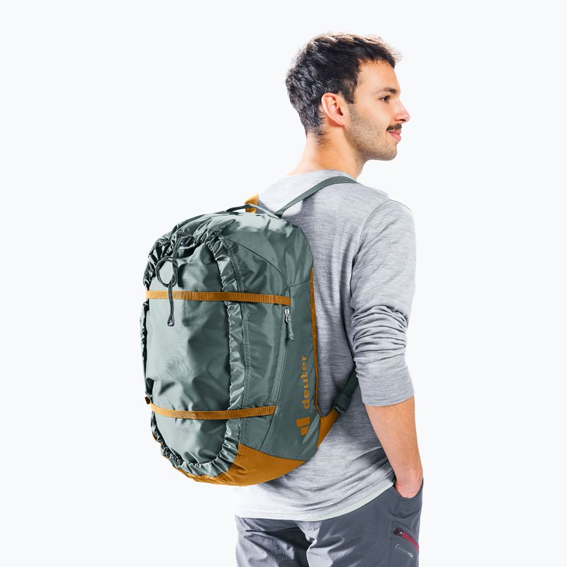 Torba na linę deuter Gravity Rope Bag teal/cinnamon 2