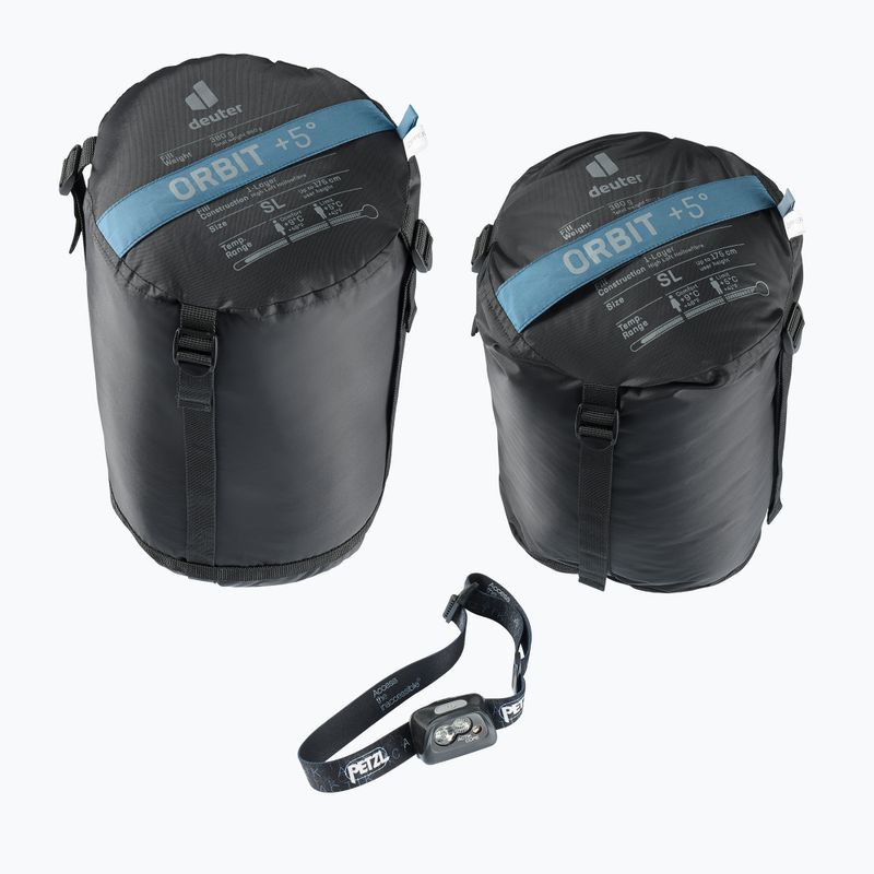 Śpiwór deuter Orbit +5° SL atlantic/sage 6