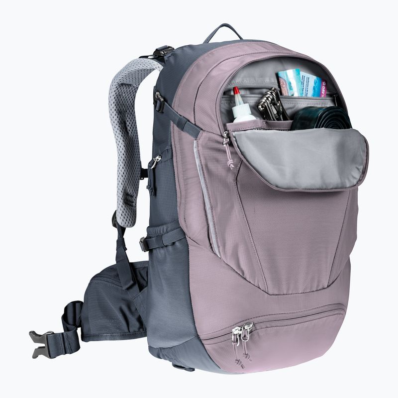Plecak rowerowy damski deuter Trans Alpine 22 l SL lavender/ink 14