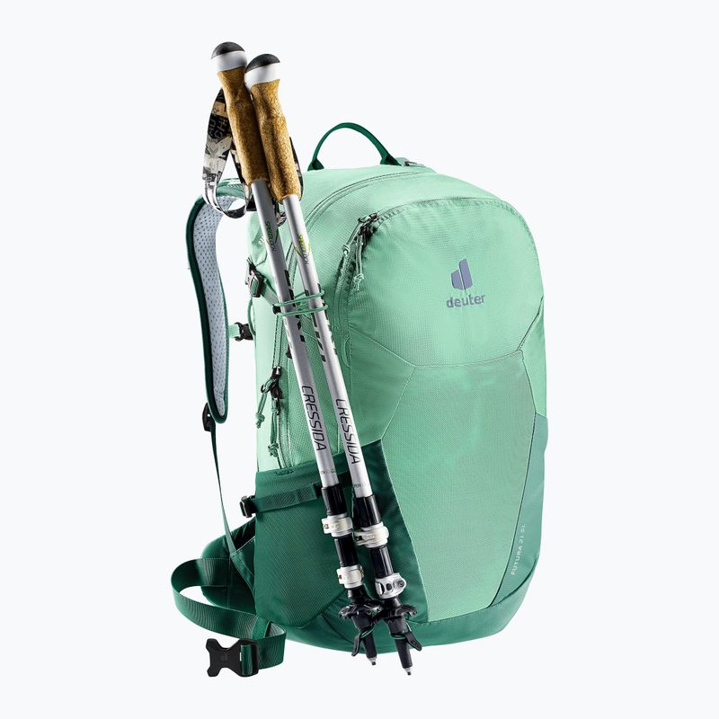 Plecak turystyczny damski deuter Futura 21 l SL spearmint/seagreen 7