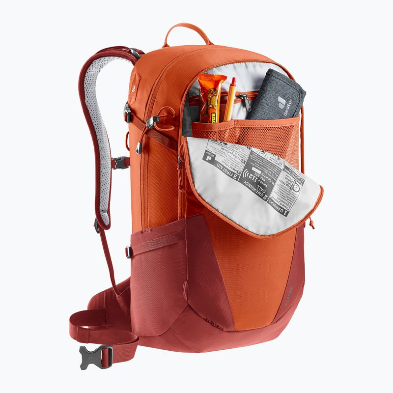 Plecak turystyczny deuter Futura 23 l paprika/redwood 5