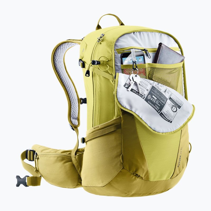 Plecak turystyczny damski deuter Futura 25 l SL sprout/linden 4