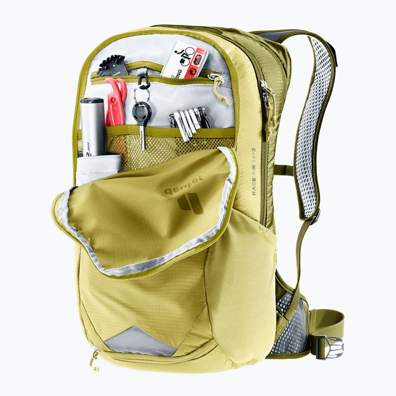 Plecak rowerowy deuter Race Air 14 + 3 l linden/cactus 11