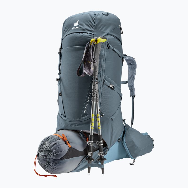 Plecak trekkingowy deuter Aircontact Core 60+10 l graphite/shale 9