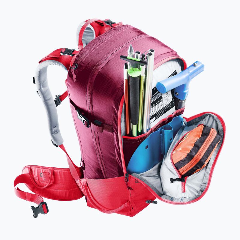 Plecak skiturowy damski deuter Freerider 28 l SL hibiscus/ ruby 10