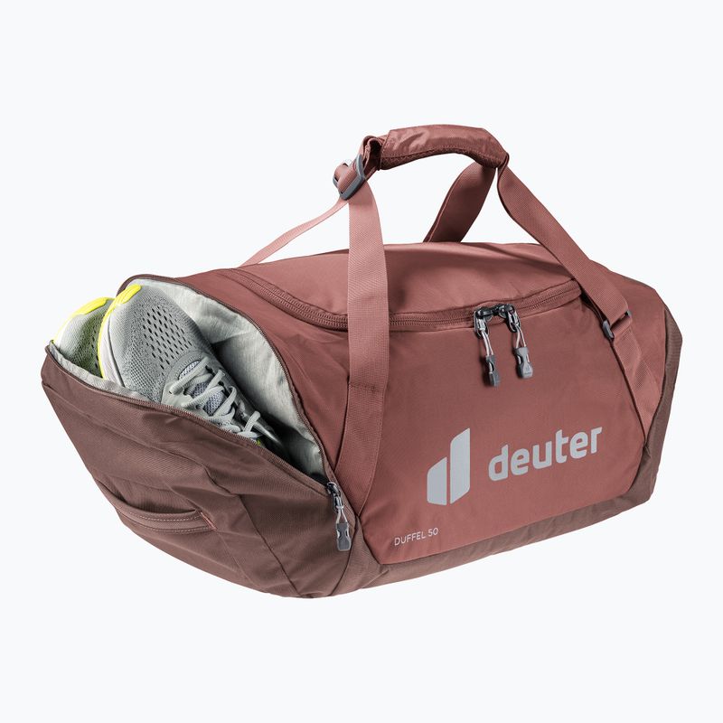 Torba podróżna deuter Duffel 50 l caspia/raisin 7