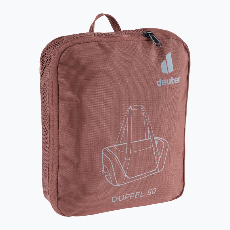Torba podróżna deuter Duffel 50 l caspia/raisin 8