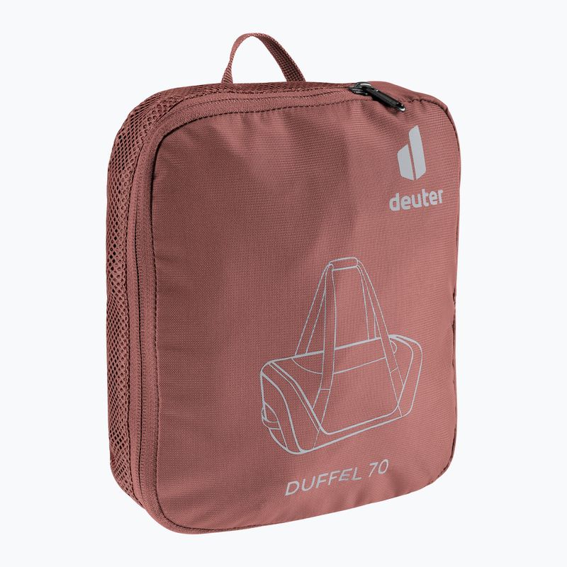 Torba podróżna deuter Duffel 70 l caspia/raisin 8