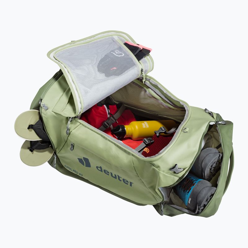 Torba podróżna deuter Duffel Pro 90 l mineral/ grove 8