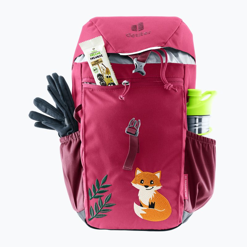 Plecak dziecięcy deuter Waldfuchs 10 l ruby/ maron 8
