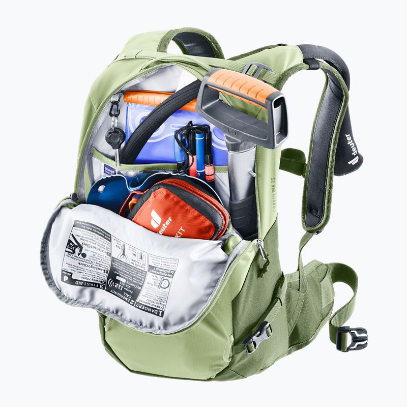Plecak deuter Freecline 15 mineral/grove 9