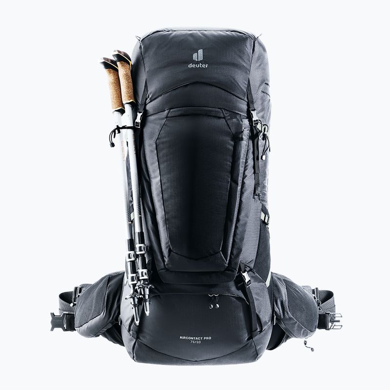 Plecak trekkingowy deuter Aircontact Pro 75 + 10 l black 4