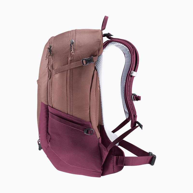 Plecak turystyczny damski deuter Futura 21 l SL ashrose-cassis 4