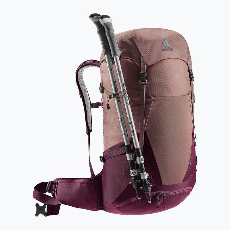 Plecak turystyczny damski deuter Futura 30 l SL ashrose-cassis 6