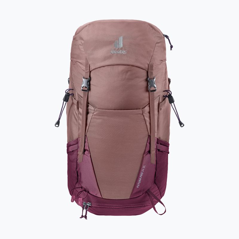 Plecak turystyczny damski deuter Futura Pro 34 l SL ashrose-cassis
