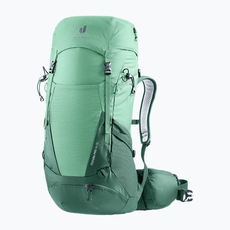 Plecak turystyczny damski deuter Futura Pro 34 l SL spearmint/seagreen 2