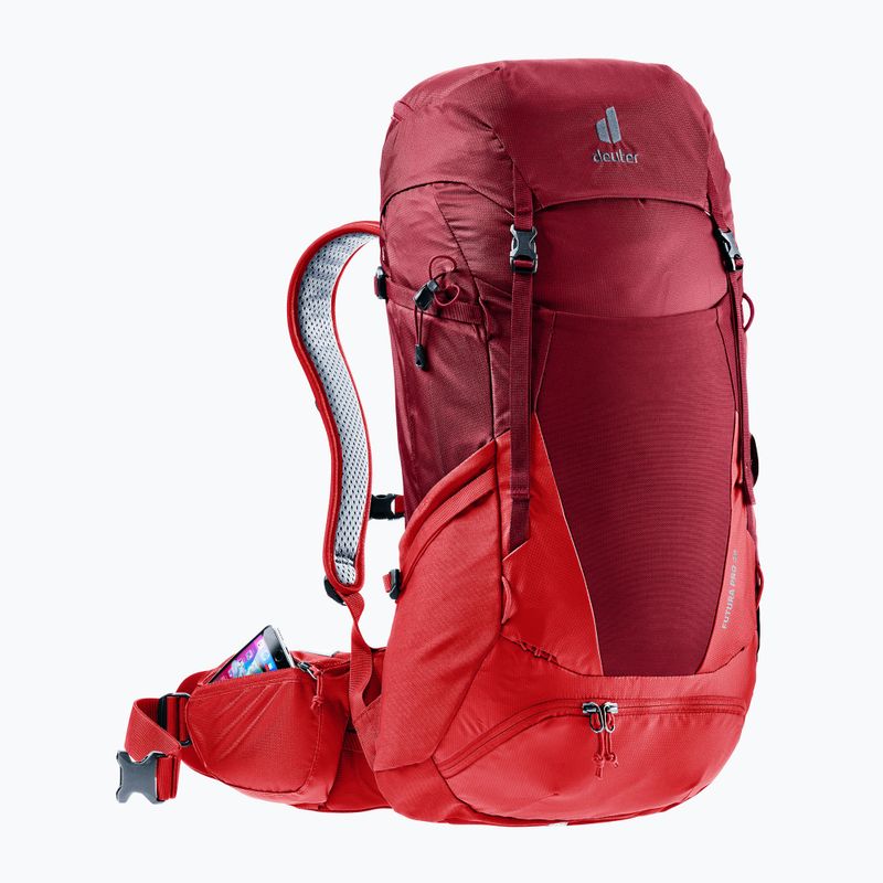 Plecak turystyczny deuter Futura Pro 36 l masala/cherry 2