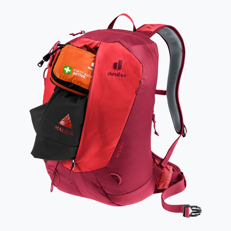 Plecak turystyczny deuter AC Lite 17 l cherry-masala 11