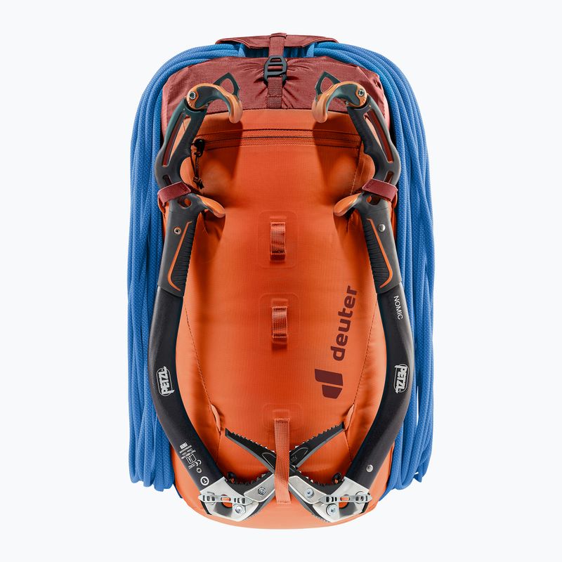 Plecak wspinaczkowy damski deuter Guide 22 l SL papaya-redwood 7