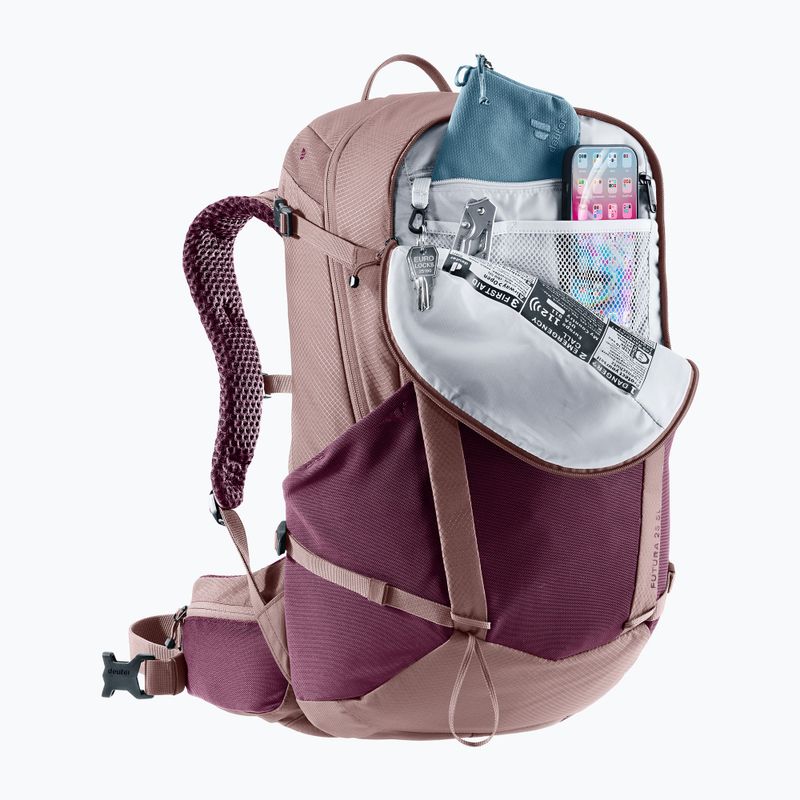 Plecak turystyczny deuter Futura 25 l SL cassis/ashrose 8