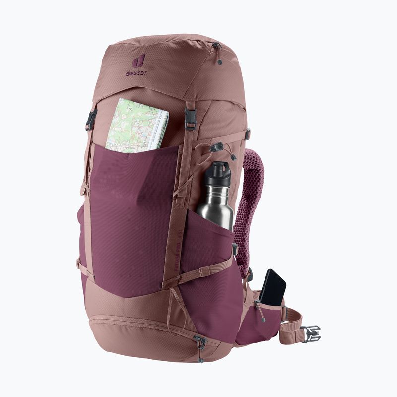 Plecak trekkingowy deuter Futura Pro 34 l SL cassis/ashrose 9