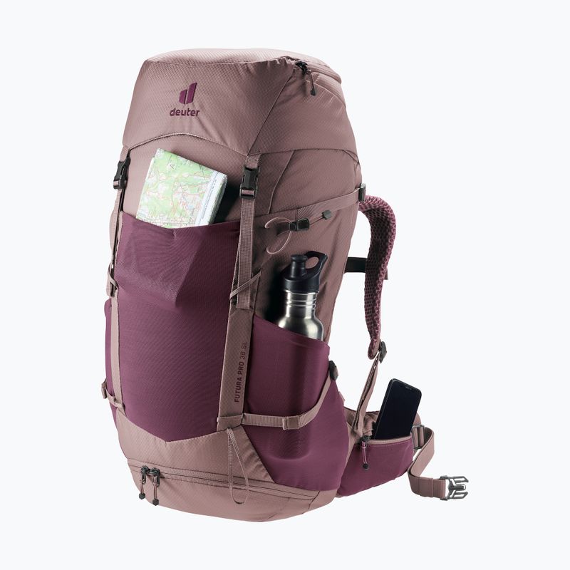 Plecak trekkingowy deuter Futura Pro 38 l SL cassis/ashrose 9